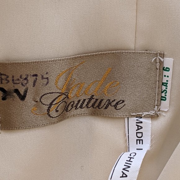 Jade Couture Cocktail Decorative Dress Size 6 - Picture 7 of 8